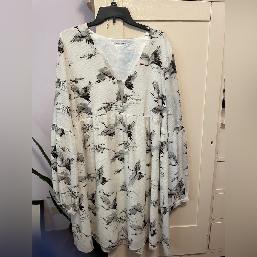 Glamorous TALL bird dress